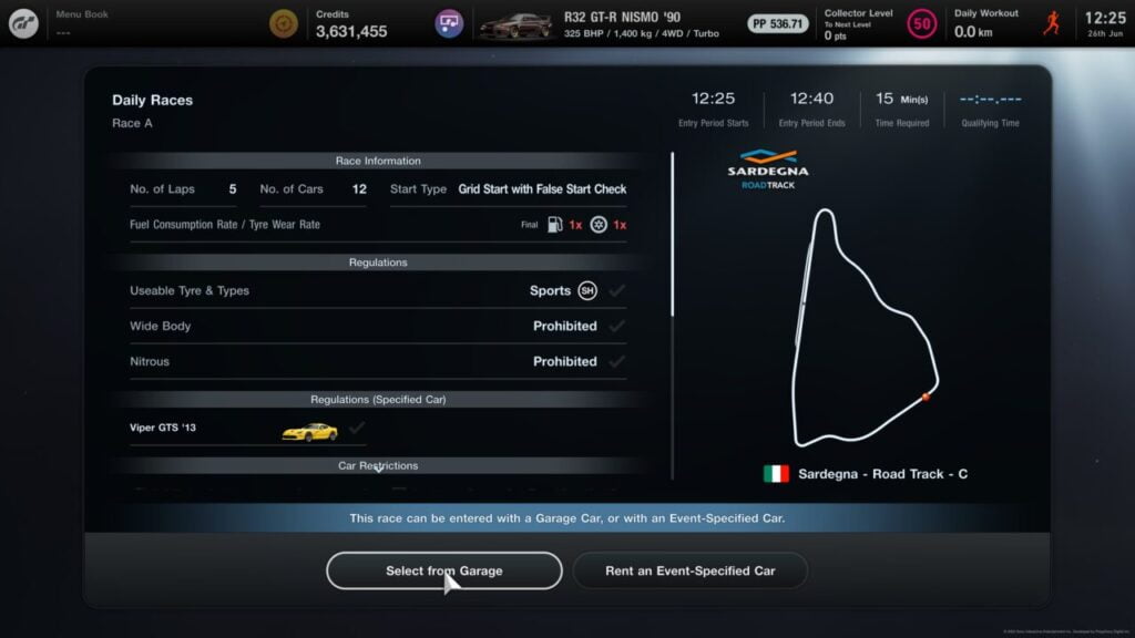 Gran Turismo 7 Carrera A 26 junio Gran Turismo 7 Carrera A 26 junio