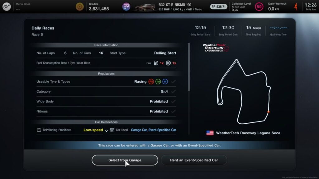 Gran Turismo 7 Carrera B 26 junio Gran Turismo 7 Carrera B 26 junio