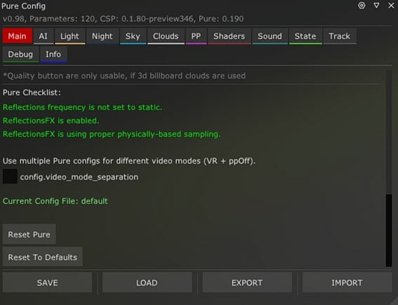 PURE Config