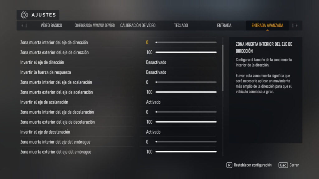 zonas muertas Forza Motorsport