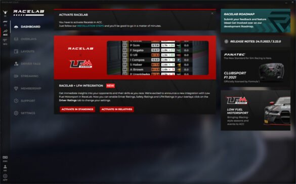 acc racelab copia
