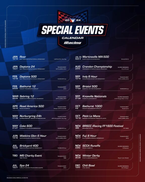 iracing special events 2024