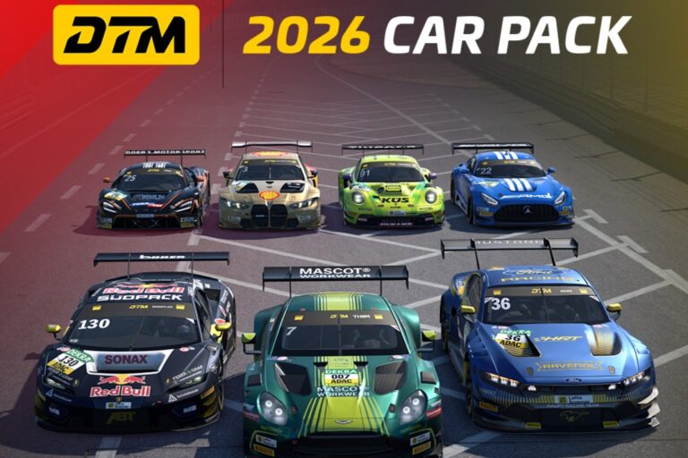 RaceRoom retrasa su DTM 2026 Pack a agosto: así llegan Aston Martin, Ford y Lamborghini