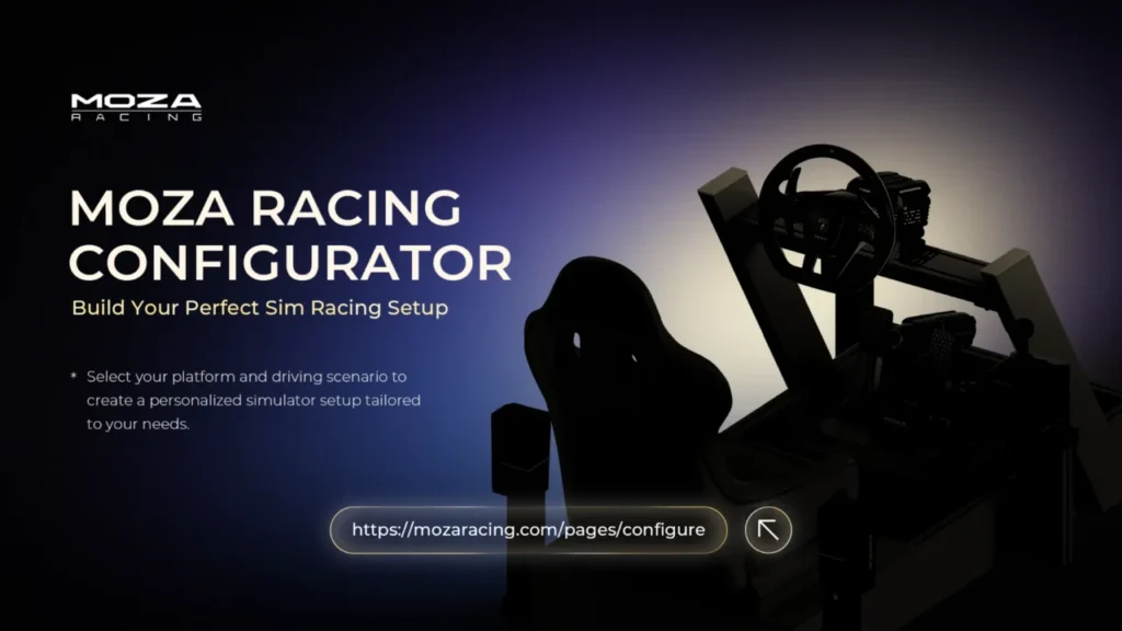 MOZA Racing presenta el DriveCraft Series y su nuevo configurador de setups