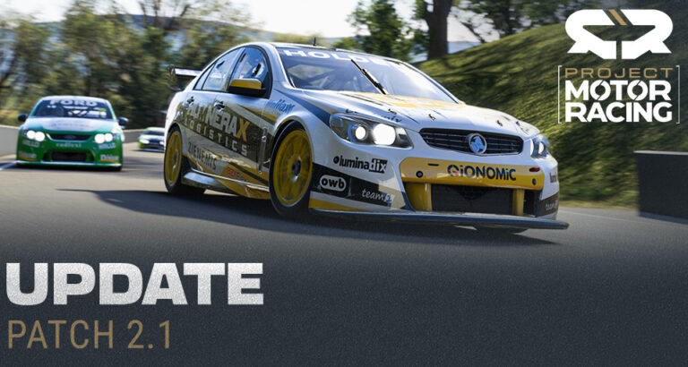 Project Motor Racing estrena la actualización 2.1, suma gratis el Holden Commodore VF y cambia de CEO