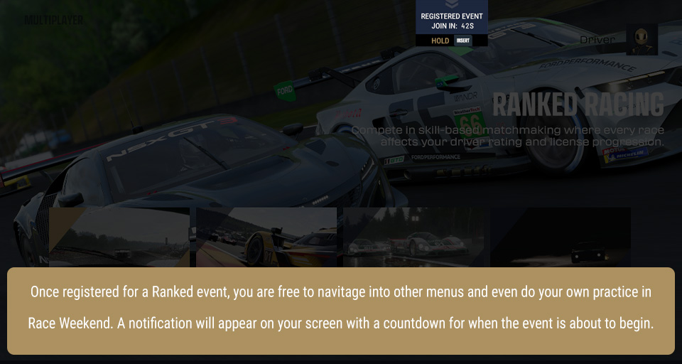Project Motor Racing Join-in-Progress y VR