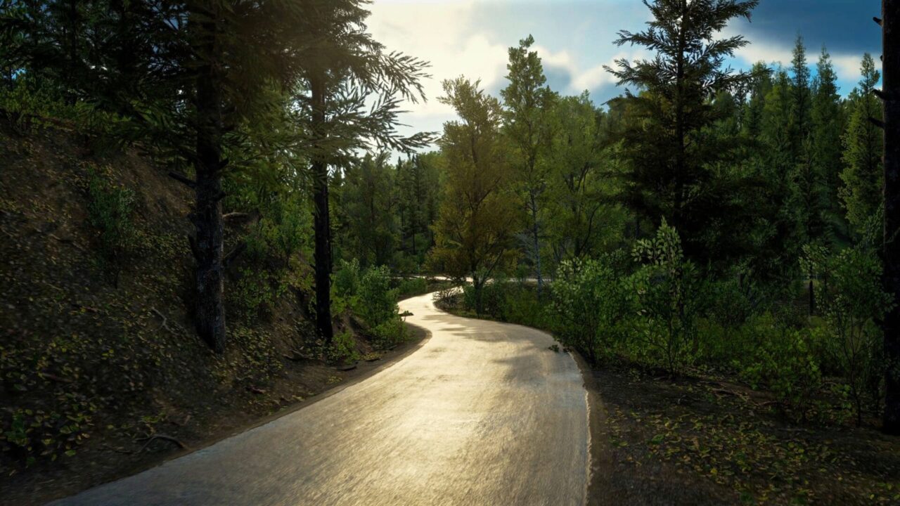 Captura del free roam de Assetto Corsa EVO en Eifel