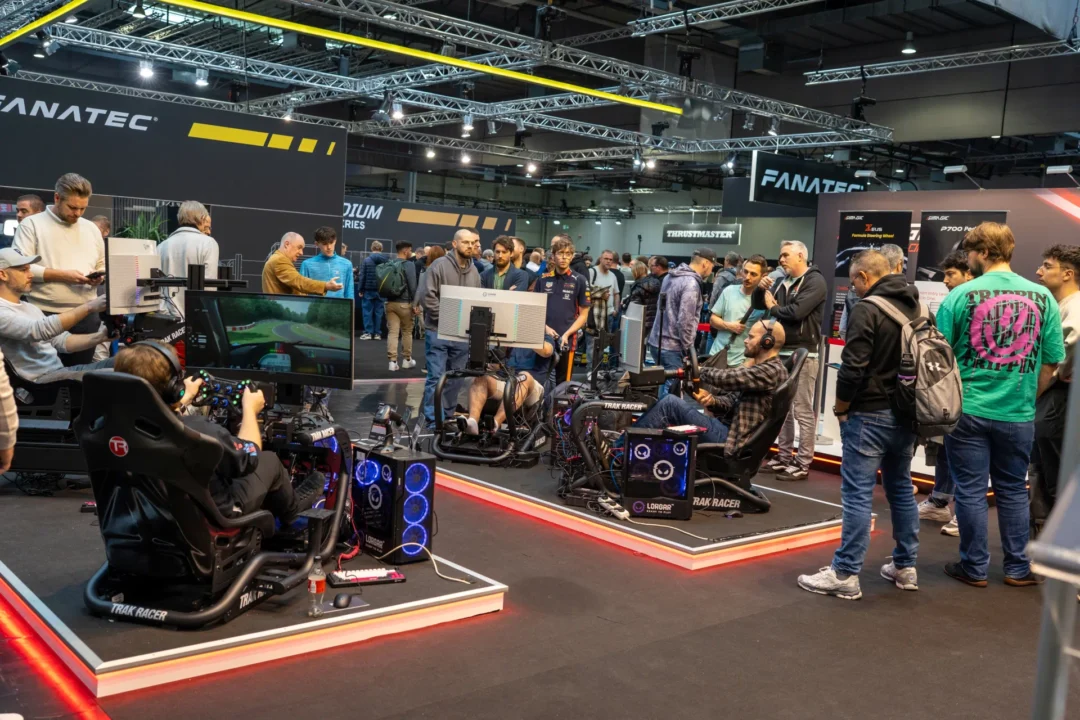 Stand de Fanatec en la SimRacing Expo 2025